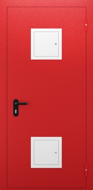 Однопольная глухая противопожарная дверь со стыковочным узлом ДПМ 01/60 (EI 60) — №03 (NEW)