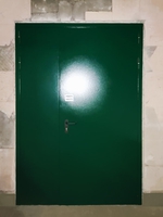 Дверь с кодовым замком, фото спереди (ул. Электрозаводская)