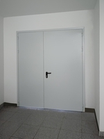 Двупольная дверь Антипаника, фото спереди (Крокус Экспо)
