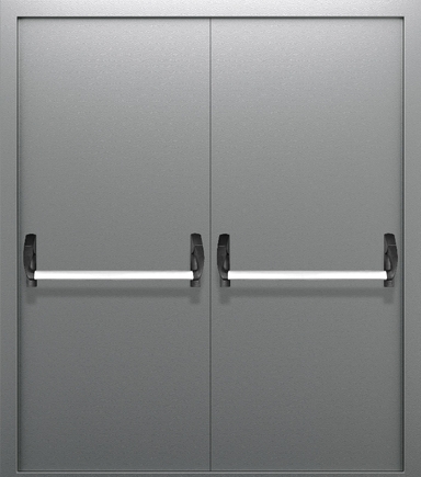 Двупольная глухая дверь с системой Антипаника ДПМ 02/60 (EI 60) — №02 (NEW)