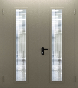 Двупольная дверь со стеклом ДПМО 02/60 (EIW 60) — №04 (NEW)