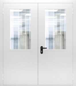 Двупольная дверь со стеклом ДПМО 02/60 (EIW 60) — №08 (NEW)