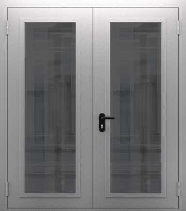 Двупольная дверь со стеклом ДПМО 02/60 (EIW 60) — №09 (NEW)