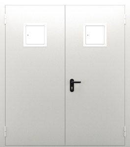 Двупольная глухая дверь со стыковочным узлом ДПМ 02/60 (EI 60) — №01 (NEW)
