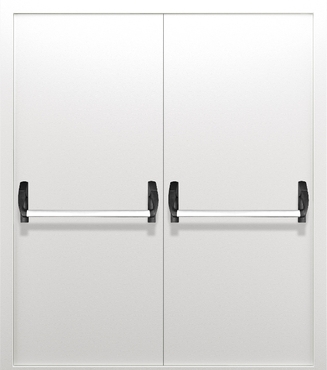 Двупольная глухая дымогазонепроницаемая дверь с системой Антипаника ДПМ 02/60 (EIS 60) — №06 (NEW)