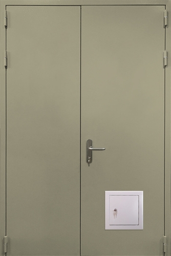 Двупольная глухая дверь со стыковочным узлом ДПМ 02/30 (EI 30) — 007