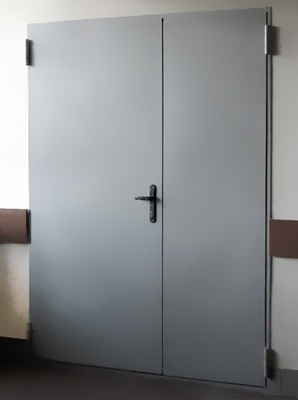 Фото двупольной двери для технического помещения