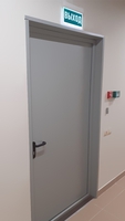 Однопольная дверь, фото изнутри (офисы, Рублёво-Успенское шоссе)