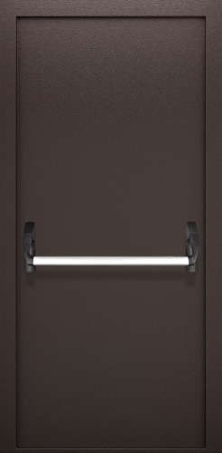 Однопольная глухая дверь с системой Антипаника ДПМ 01/60 (EI 60) — №04 (NEW)