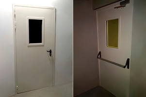 Однопольная дверь с окном (частное предприятие)