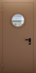 Однопольная дверь со стеклом ДПМО 01/60 (EI 60) — №07 (NEW)