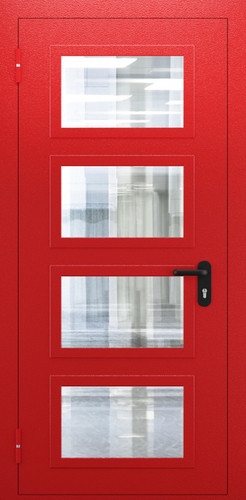 Однопольная дверь со стеклом ДПМО 01/60 (EIW 60) — №02 (NEW)