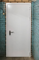 Однопольная дверь, вид спереди (ул. Дубовой Рощи)