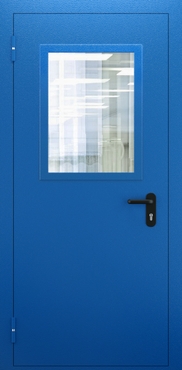 Однопольная противопожарная дымогазонепроницаемая дверь со стеклом ДПМО 01/60 (EIS 60) — №03 (NEW)