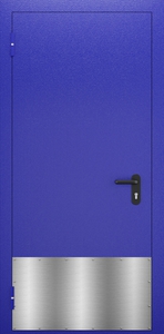 Однопольная глухая дверь с отбойником ДПМ 01/60 (EI 60) — №02 (NEW)