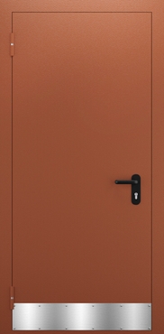 Однопольная глухая дверь с отбойником ДПМ 01/60 (EI 60) — №04 (NEW)