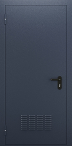 Однопольная глухая дверь с вентиляцией ДПМ 01/60 (EI 60) — №04 (NEW)