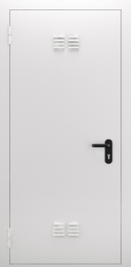 Однопольная глухая дверь с вентиляцией ДПМ 01/60 (EI 60) — №05 (NEW)