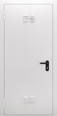 Однопольная глухая противопожарная дверь с вентиляцией ДПМ 01/60 (EI 60) — №05 (NEW)