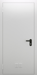 Однопольная глухая дверь с вентиляцией ДПМ 01/60 (EI 60) — №02 (NEW)