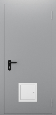 Однопольная глухая дверь со стыковочным узлом ДПМ 01/60 (EI 60) — №01 (NEW)