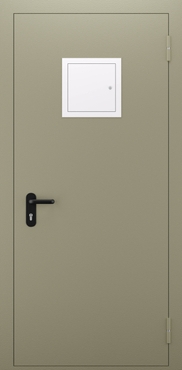 Однопольная глухая дверь со стыковочным узлом ДПМ 01/60 (EI 60) — №02 (NEW)