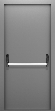 Однопольная глухая дымогазонепроницаемая дверь с системой Антипаника ДПМ 01/60 (EIS 60) — №03 (NEW)