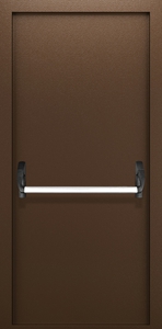 Однопольная глухая дымогазонепроницаемая дверь с системой Антипаника ДПМ 01/60 (EIS 60) — №05 (NEW)