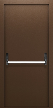 Однопольная глухая дымогазонепроницаемая дверь с системой Антипаника ДПМ 01/60 (EIS 60) — №05 (NEW)