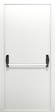 Однопольная глухая дымогазонепроницаемая дверь с системой Антипаника ДПМ 01/60 (EIS 60) — №06 (NEW)