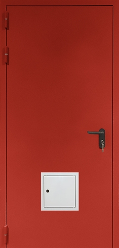 Однопольная глухая дверь со стыковочным узлом ДПМ 01/60 (EI 60) — 002