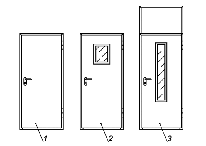 Однопольные двери