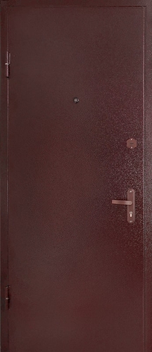 Однопольная техническая дверь с глазком — 006