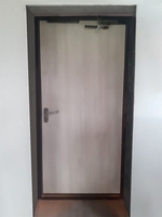 Огнестойкая дверь с МДФ, фото изнутри (ул. 2-я Прядильная)