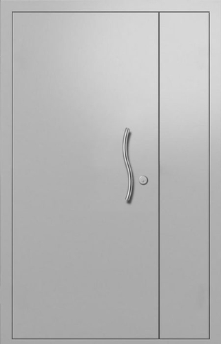 Полуторная техническая дверь со скрытыми петлями — 011