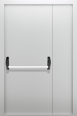Полуторопольная глухая дымогазонепроницаемая дверь с системой Антипаника ДПМ 02/60 (EIS 60) — №04 (NEW)
