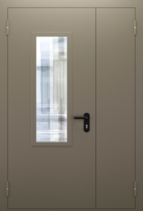 Полуторопольная дверь со стеклом ДПМО 02/60 (EIW 60) — №10 (NEW)