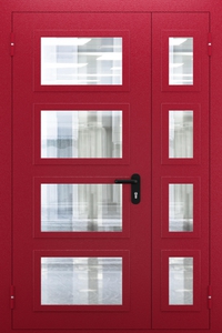 Полуторопольная дверь со стеклом ДПМО 02/60 (EIW 60) — №02 (NEW)