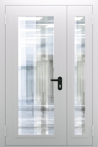 Полуторопольная дверь со стеклом ДПМО 02/60 (EIW 60) — №05 (NEW)
