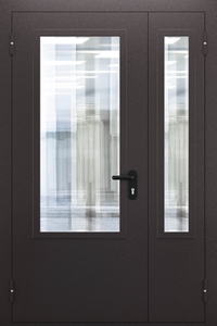 Полуторопольная дверь со стеклом ДПМО 02/60 (EIW 60) — №06 (NEW)