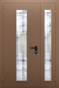 Полуторопольная дверь со стеклом ДПМО 02/60 (EIW 60) — №07 (NEW)
