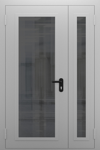 Полуторопольная дверь со стеклом ДПМО 02/60 (EIW 60) — №08 (NEW)
