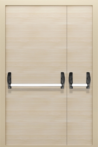 Полуторопольная глухая дверь с МДФ и системой Антипаника ДПМ 02/60 (EI 60) — №04 (NEW)