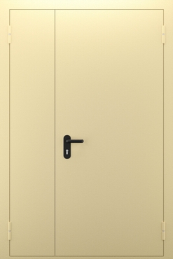 Полуторопольная глухая противопожарная дверь со звукоизоляцией ДПМ 02/60 (EI 60) — №01 (NEW)