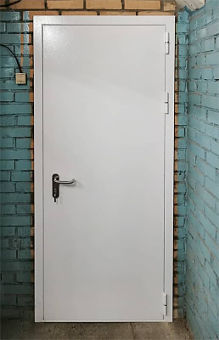 Однопольная дверь, вид спереди
