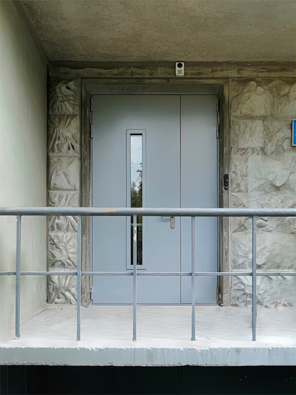 Остекленная дверь Антипаника