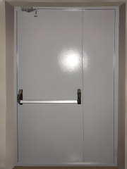 Полуторная дверь с ручкой Антипаника
